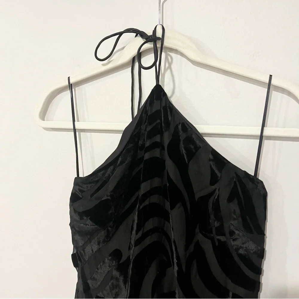 Anine Bing Leanne NWT Dress Black Velvet